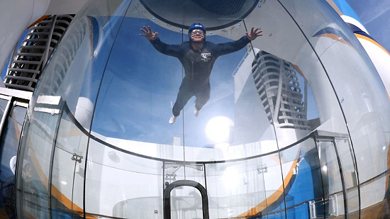 iFLY Skydiving on Ovation of the Seas