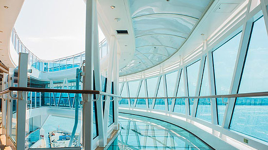 The SeaWalk on Regal Princess