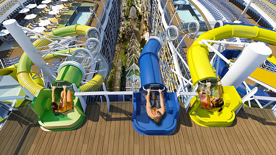 10 Story Slide on Harmony of the Seas